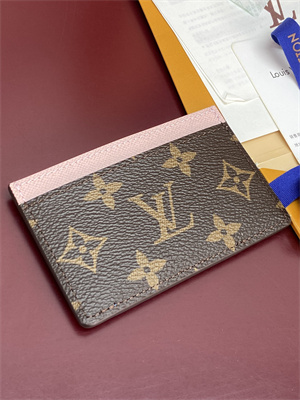 L.V Card Holder Vivienne Monogram Canvas Snowy Pearl/Blue Frost M15345