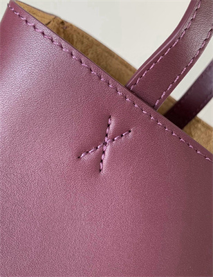 L0ew* medium puzzle fold tote in shinny calfskin