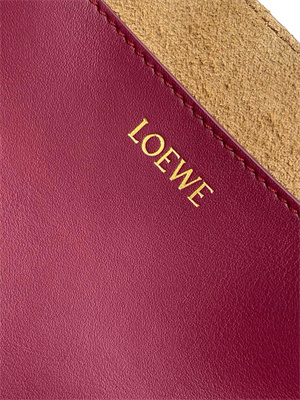 L0ew* medium puzzle fold tote in shinny calfskin