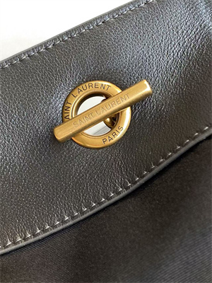 Y.S.L Jamie Shopping Bag In Lambskin Grey Color