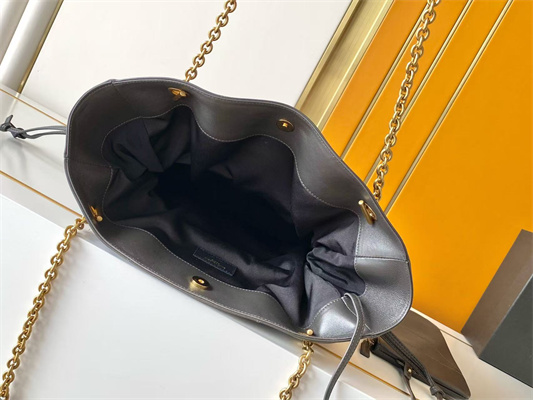 Y.S.L Jamie Shopping Bag In Lambskin Grey Color