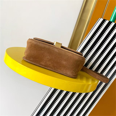 Y.S.L SOLFERINO Mini IN Suede CARAMEL COGNAC Color