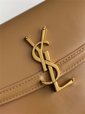 y.s.l solferino mini in box Sa**t Lau*nt lt hazelnut color