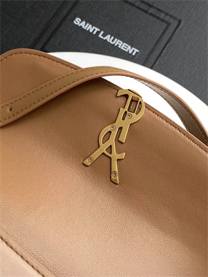 y.s.l solferino mini in box Sa**t Lau*nt lt hazelnut color