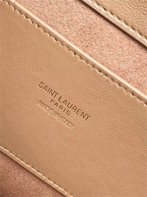 y.s.l solferino small in box Sa**t Lau*nt lt hazelnut color