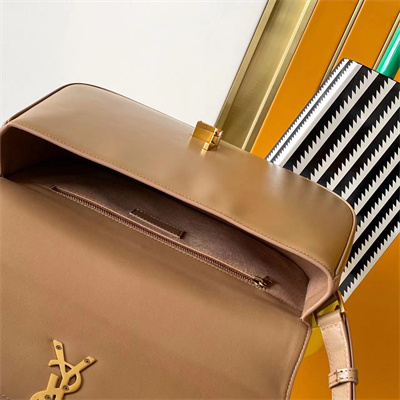 y.s.l solferino medium in box Sa**t Lau*nt lt hazelnut color